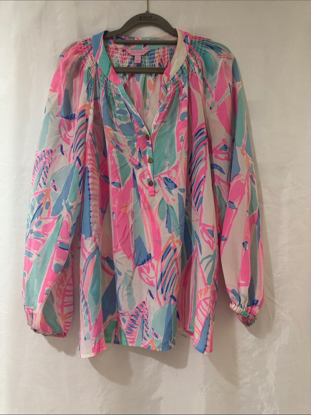 Lilly Pulitzer Large Elsa Shirt Out To Sea